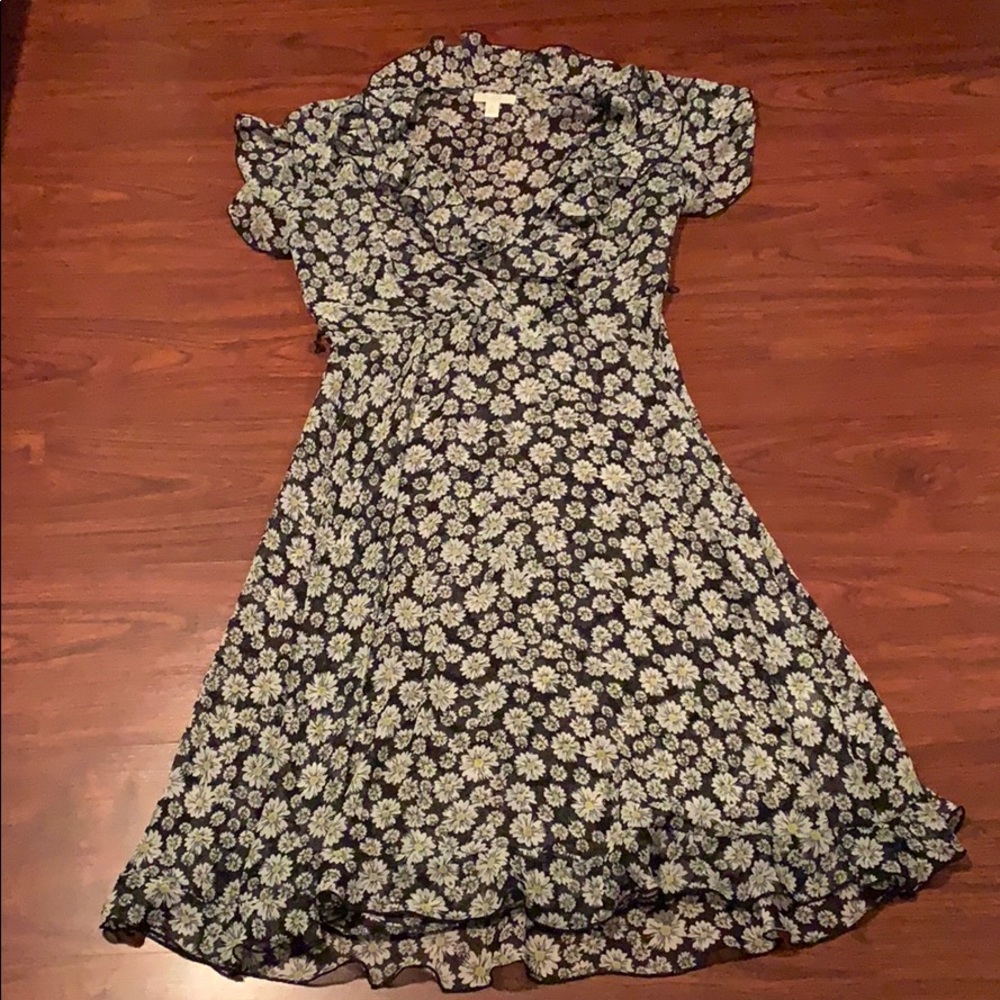 Sheer daisy dress